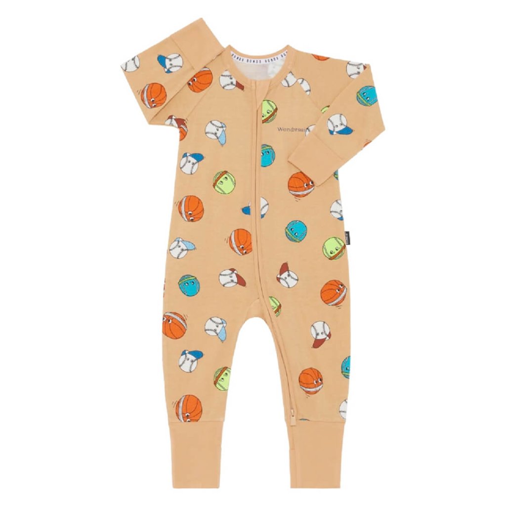 BONDS Zip Wondersuit Baby Romper Hit Bounce Serve