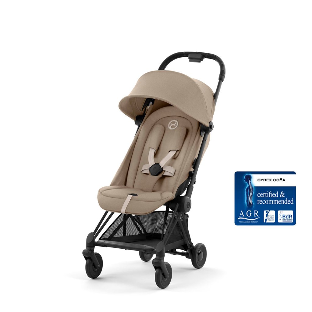 cybex coya compact stroller CYBEX Coya Ultra-compact Pushchair with Matt Black Frame