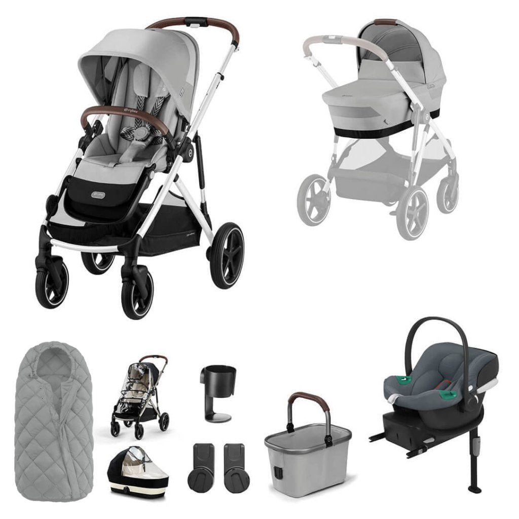 CYBEX Gazelle S Travel System Comfort Bundle With Snogga and ATON B2