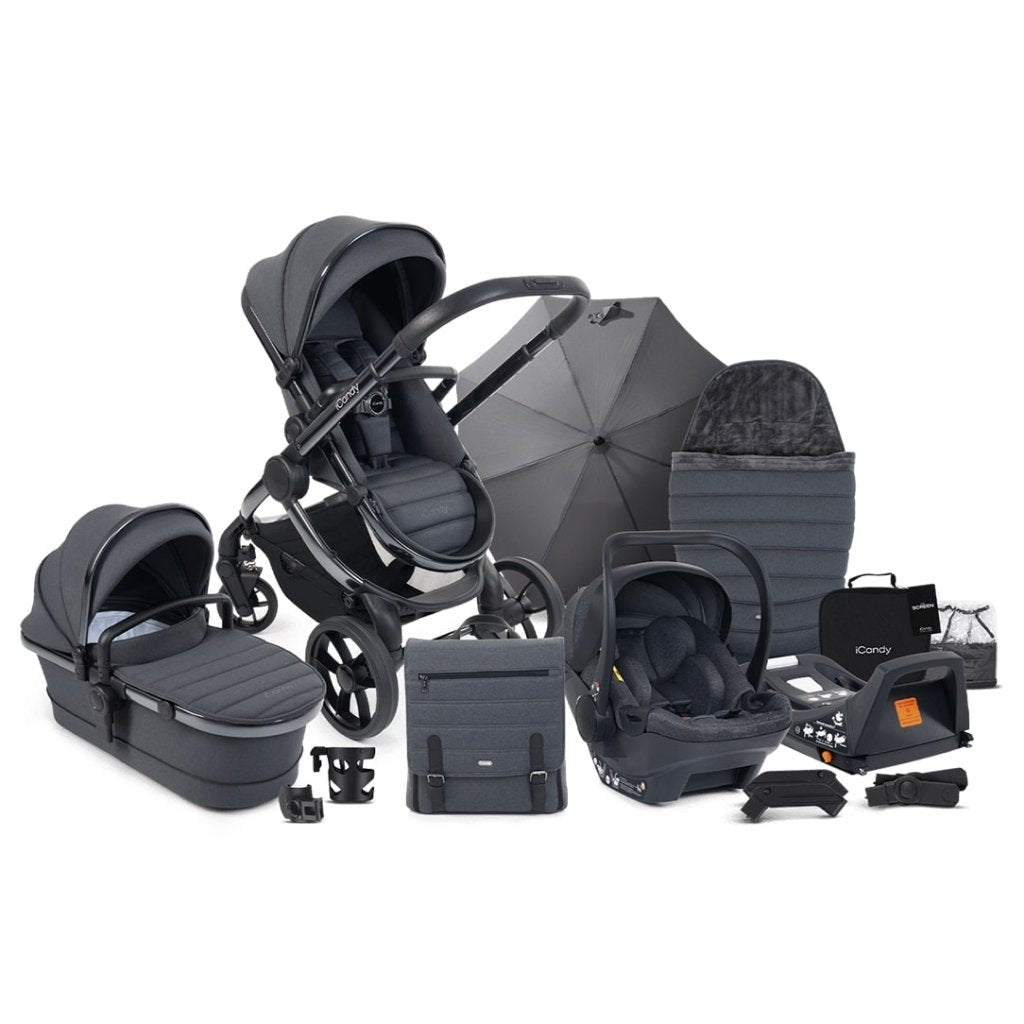 icandy peach stroller travel bag ICANDY Peach 7 Complete Bundle with Cocoon Car Seat & Base