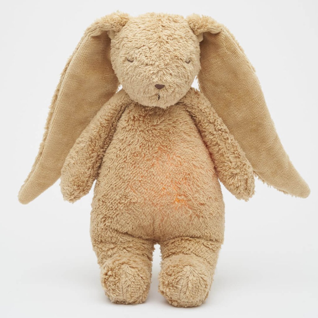MOONIE Organic Humming Bunny Nightlight - Cappucino 2.0 – Bambinista