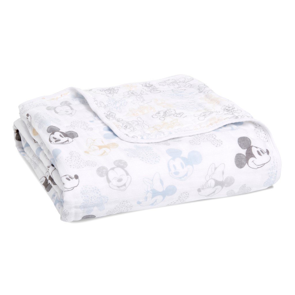 Mickey mouse muslin blanket 2025