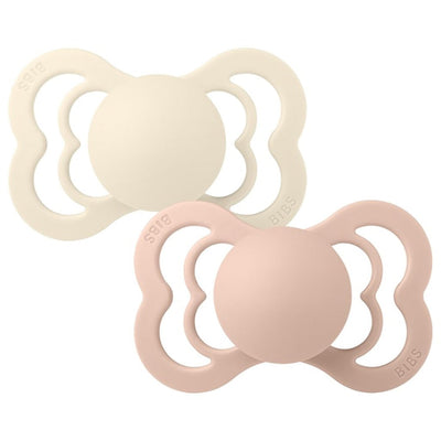Bambinista-BIBS-Accessories-BIBS Supreme 2 PACK Ivory/Blush - Silicone