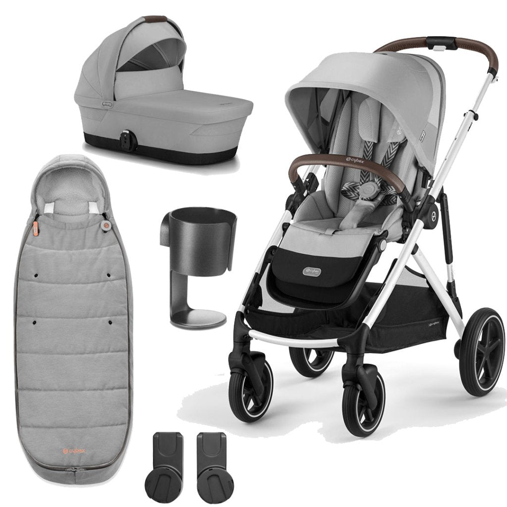 cybex gazelle grey CYBEX Gazelle S Essential Bundle with Gold Footmuff