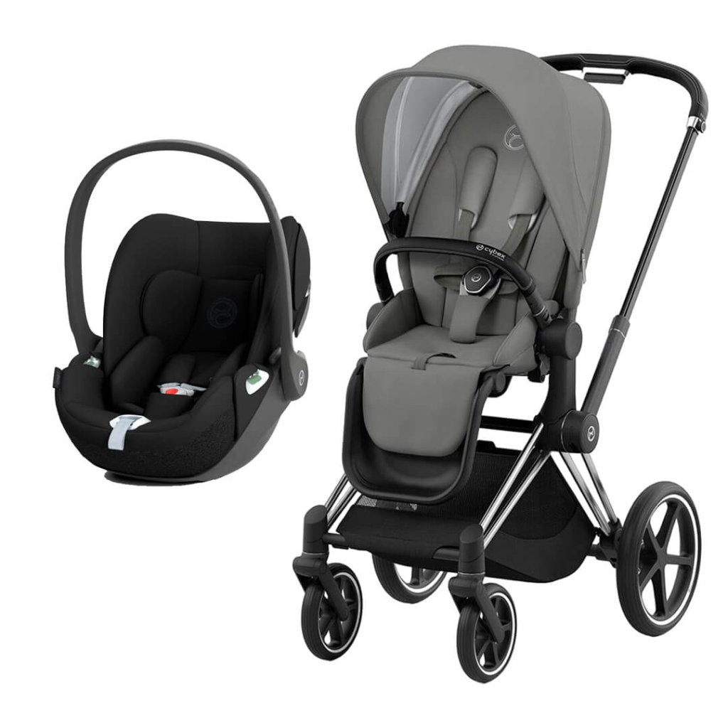 CYBEX Priam Conscious Collection Travel System with Cloud T and Base Bambinista