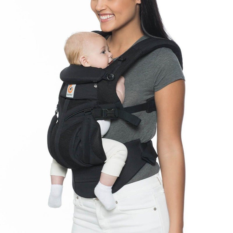 Bambinista-ERGOBABY-Carriers-ERGOBABY Omni 360 Cool Air Mesh Baby Carrier - Onyx Black