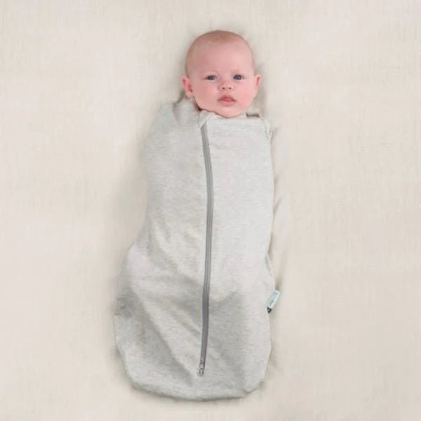 Bambinista-ERGOPOUCH-Sleeping Bags-ERGOPOUCH - Cocoon Swaddle Bag 0.2 Tog - Grey Marle
