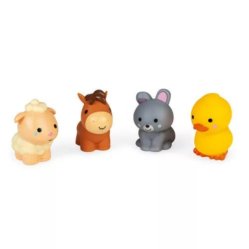 Bambinista-Janod-Toys-Janod 4 Farm Animals Squirters Bath Toys
