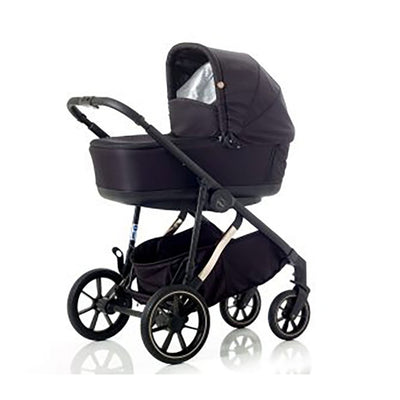 Bambinista-MEE-GO-Travel-MEE-GO Uno Plus Carrycot - Black/Rose