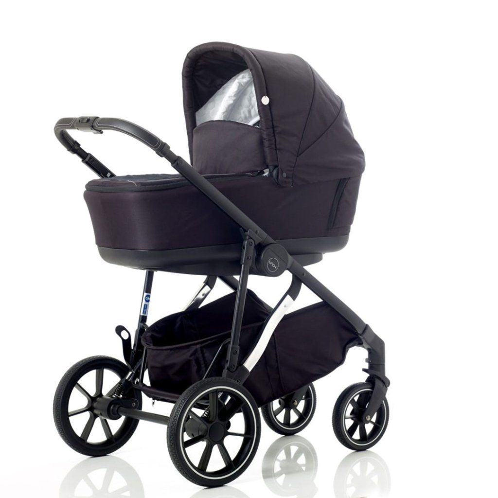 Bambinista-MEE-GO-Travel-MEE-GO Uno Plus Twin Stroller with 2 Cosmo i-Size Car Seats Stroller - Black/Rose