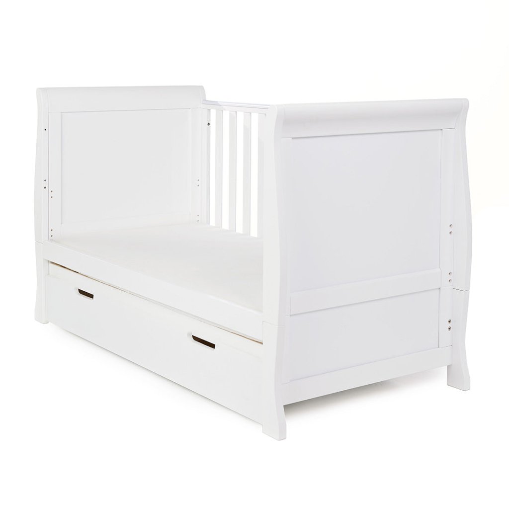 OBABY Stamford Classic Cot Bed Breathable Mattress White