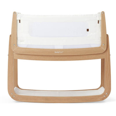 Bambinista-SNUZ-Furniture-SnuzPod Bedside Crib, The Natural Edit - Oak