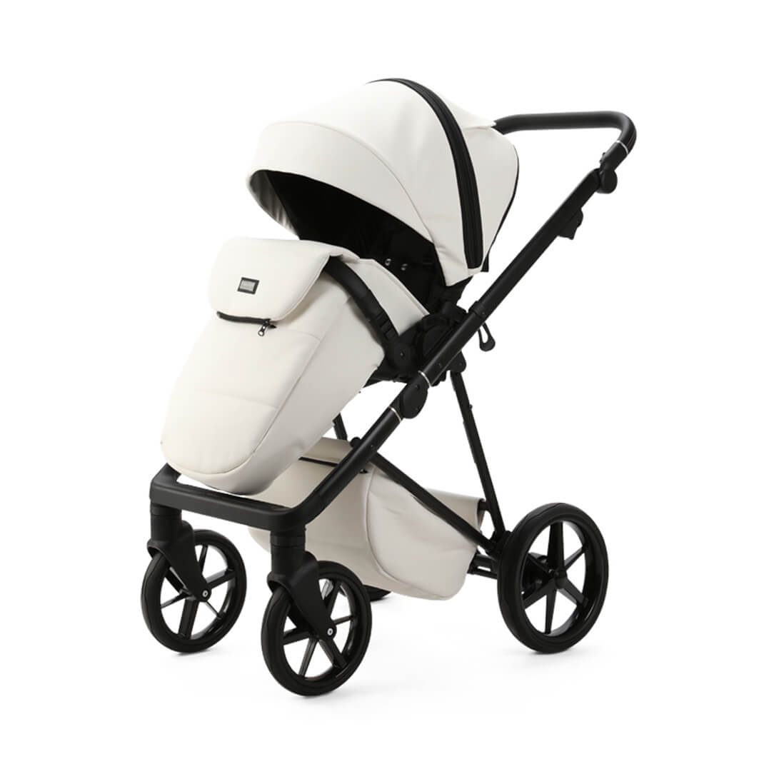 MEE-GO Milano Evo 3in1 Bundle Plus Base - Luxe - Pearl White