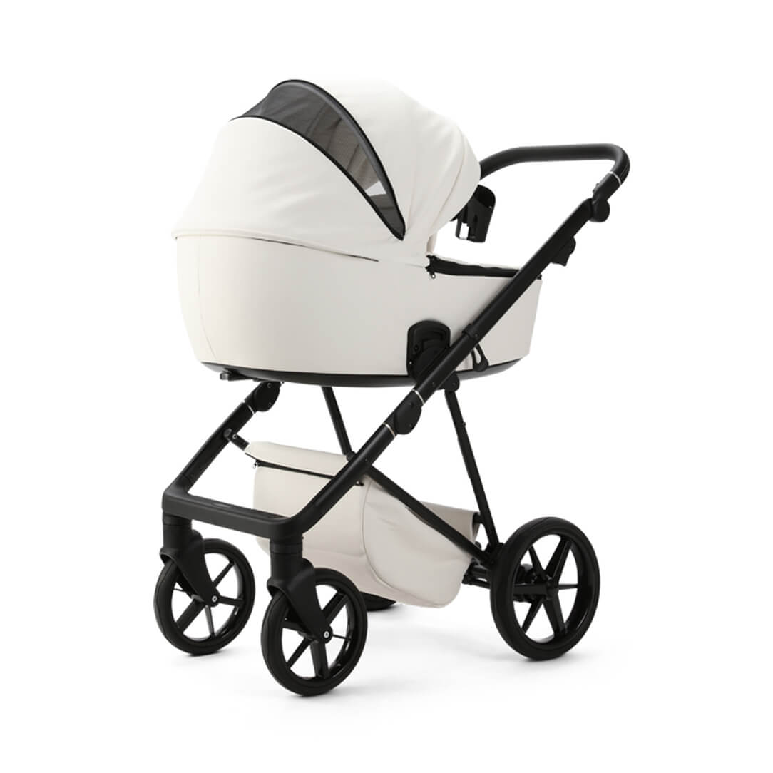 MEE-GO Milano Evo 3in1 Bundle Plus Base - Luxe - Pearl White