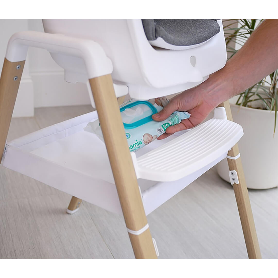 TUTTI BAMBINI Nova Evolutionary Highchair - White/Oak