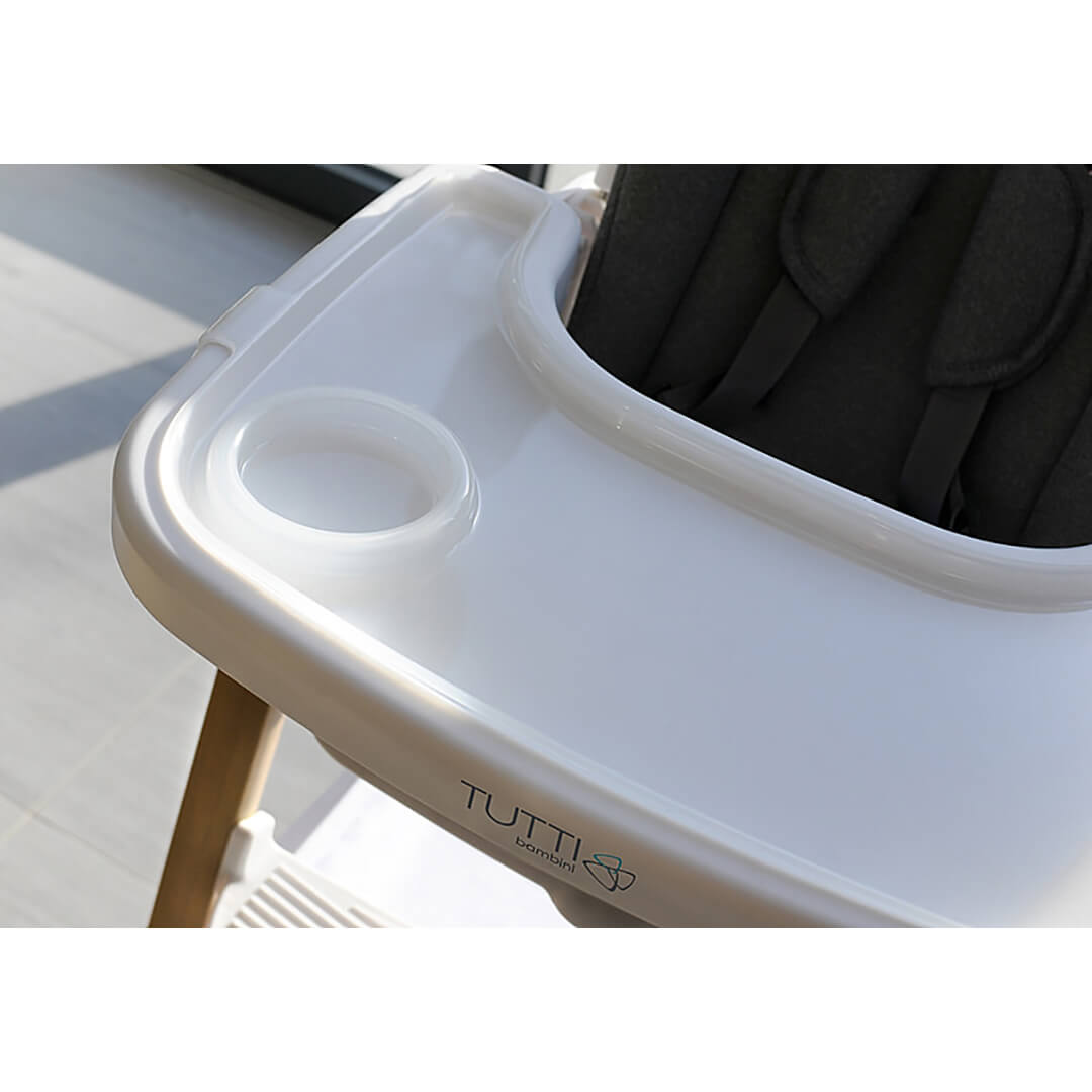 TUTTI BAMBINI Nova Evolutionary Highchair - White/Oak