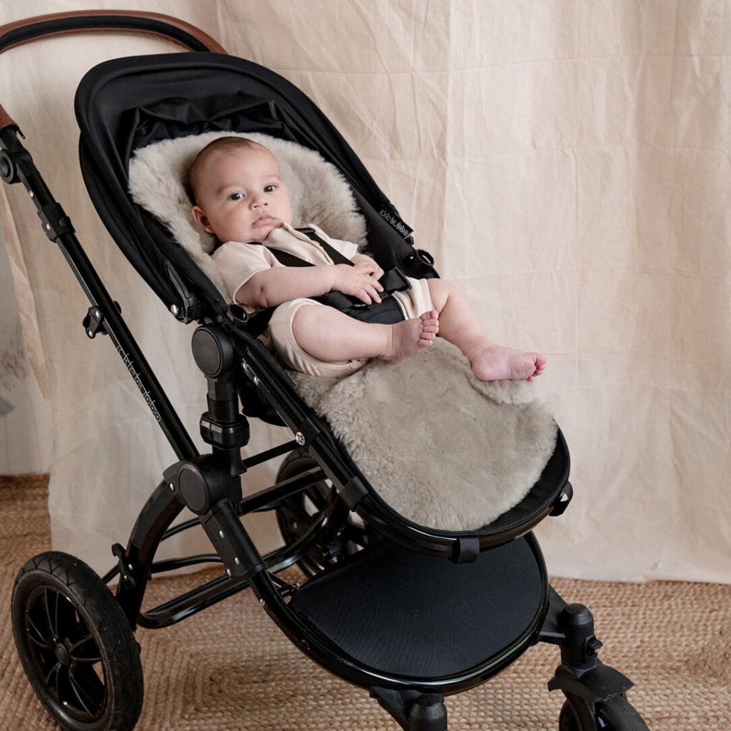 Bambinista - BAA BABY - Travel - BAA BABY Sheepskin Buggy Style Liner - Latte Shorn Hair