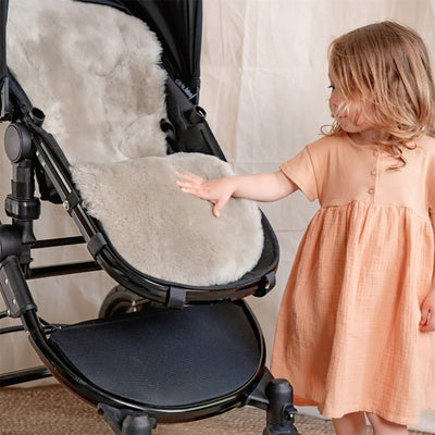 Bambinista - BAA BABY - Travel - BAA BABY Sheepskin Buggy Style Liner - Latte Shorn Hair