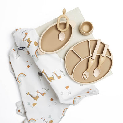 Bambinista - BIBADO - Tableware - Bibado Complete Silicone Weaning Box Set - Serengeti Spaghetti - Neutral