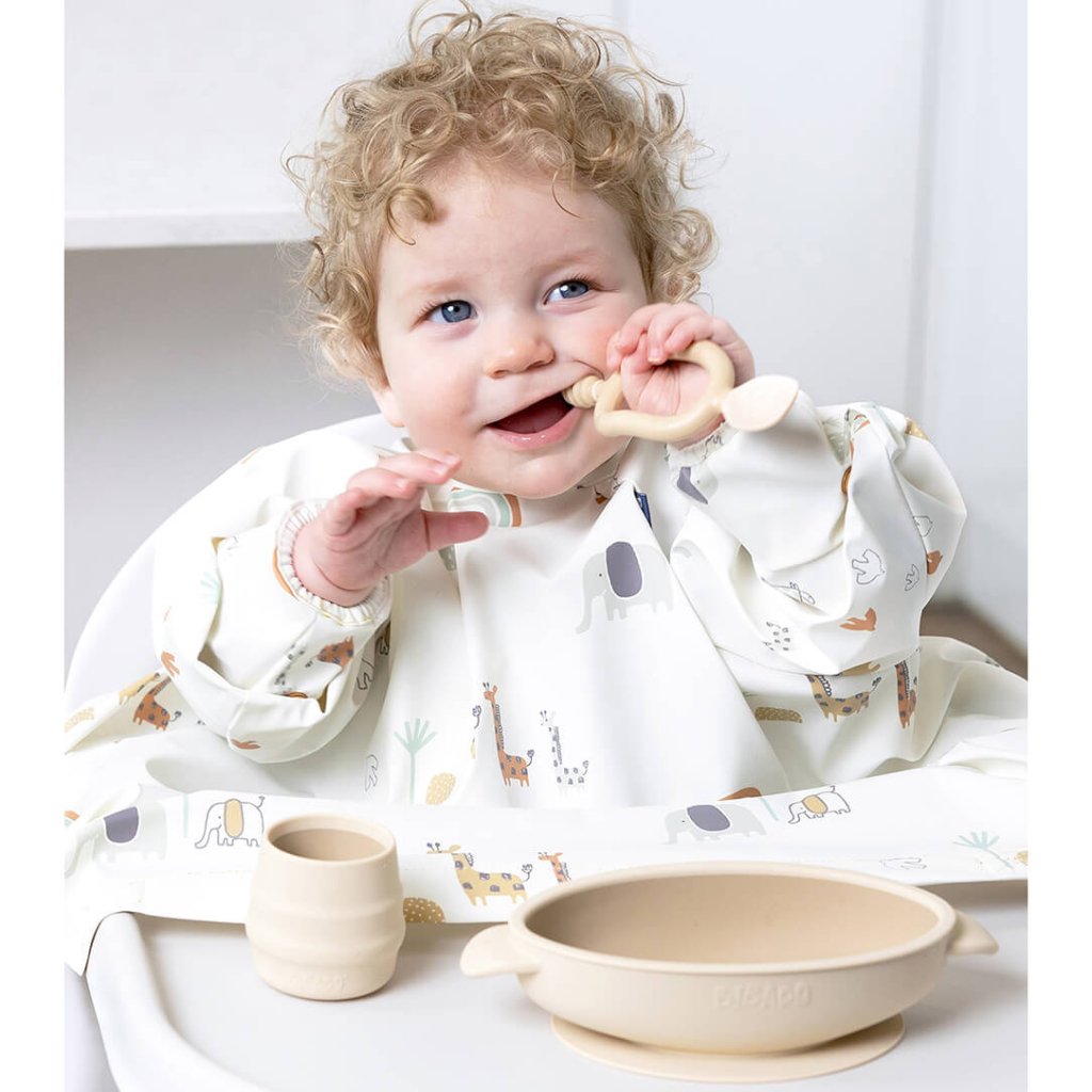 Bambinista - BIBADO - Tableware - Bibado Complete Silicone Weaning Box Set - Serengeti Spaghetti - Neutral