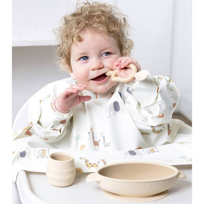 Bambinista - BIBADO - Tableware - Bibado Complete Silicone Weaning Box Set - Serengeti Spaghetti - Neutral