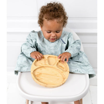 Bambinista - BIBADO - Tableware - Bibado Dino Roar Coverall Weaning Bib - Green
