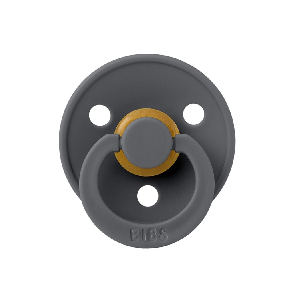 Bambinista-BIBS-Accessories-BIBS Colour 2 Pack Latex Symmetrical Pacifier - Sand / Iron