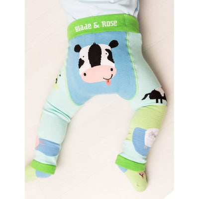 Bambinista - BLADE & ROSE - Bottoms - BLADE & ROSE Bailey the Cow Design Leggings