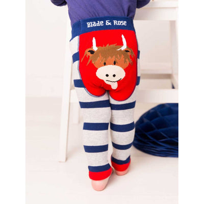 Bambinista - BLADE & ROSE - Bottoms - BLADE & ROSE Hamish Highland Cow Design Leggings
