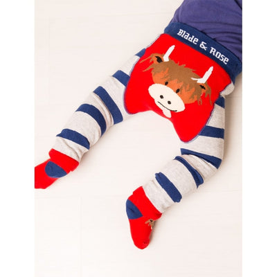 Bambinista - BLADE & ROSE - Bottoms - BLADE & ROSE Hamish Highland Cow Design Leggings