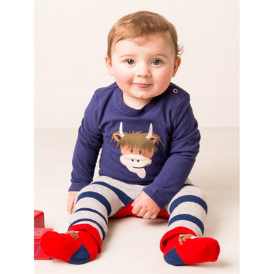 Bambinista - BLADE & ROSE - Bottoms - BLADE & ROSE Hamish Highland Cow Design Leggings