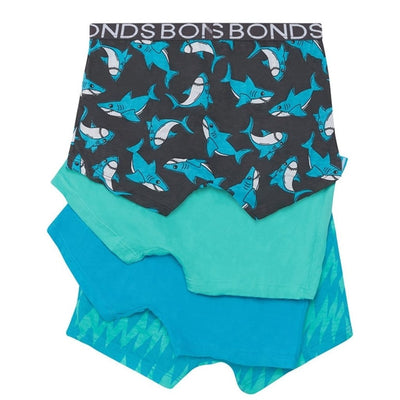 Bambinista - BONDS - Underwear - BONDS Boys Underwear Trunk 4 Pack - Ziggy Zig - Ah