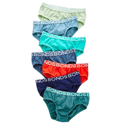 Bambinista-BONDS-Bottoms-BONDS Kids Underwear Boys Briefs 7 Pack - Multi