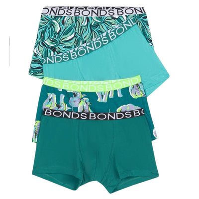 Bambinista-BONDS-Bottoms-BONDS Kids Underwear Boys Trunks 4 Pack - Palm-O