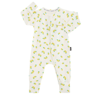 Bambinista - BONDS - BONDS Newbies Organic Cotton Zippy - Lemon Pop