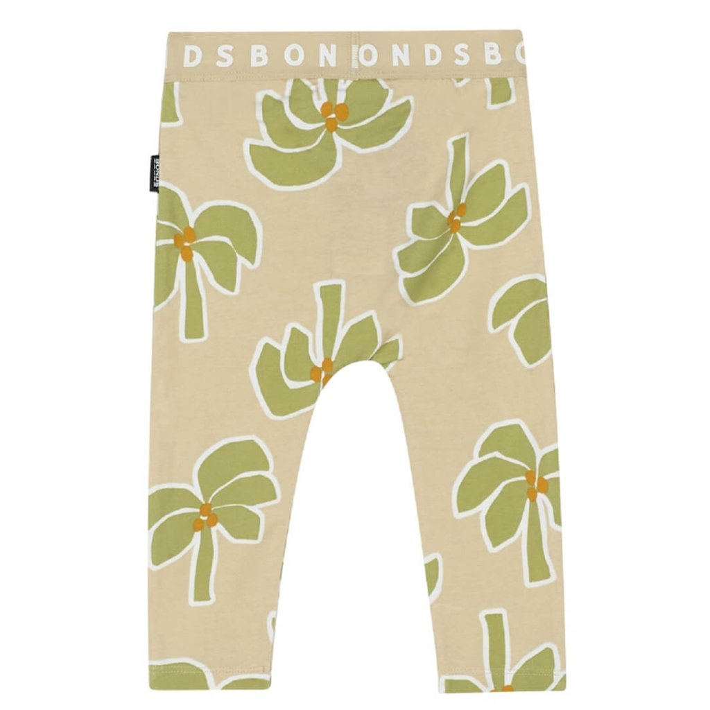 Bambinista-BONDS-Bottoms-BONDS Stretchies Baby Leggings - Breezy Palm Green