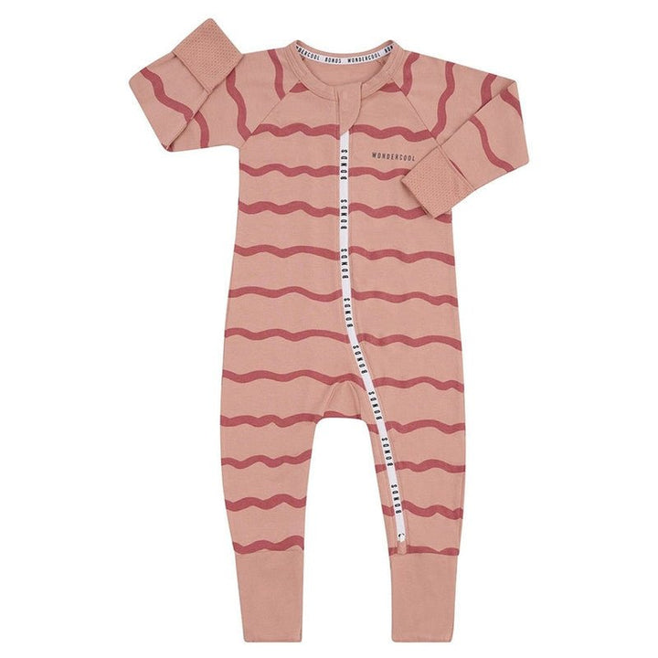 BONDS Wondercool Zip Wondersuit Squiggly Ceramic Dust - Main Image