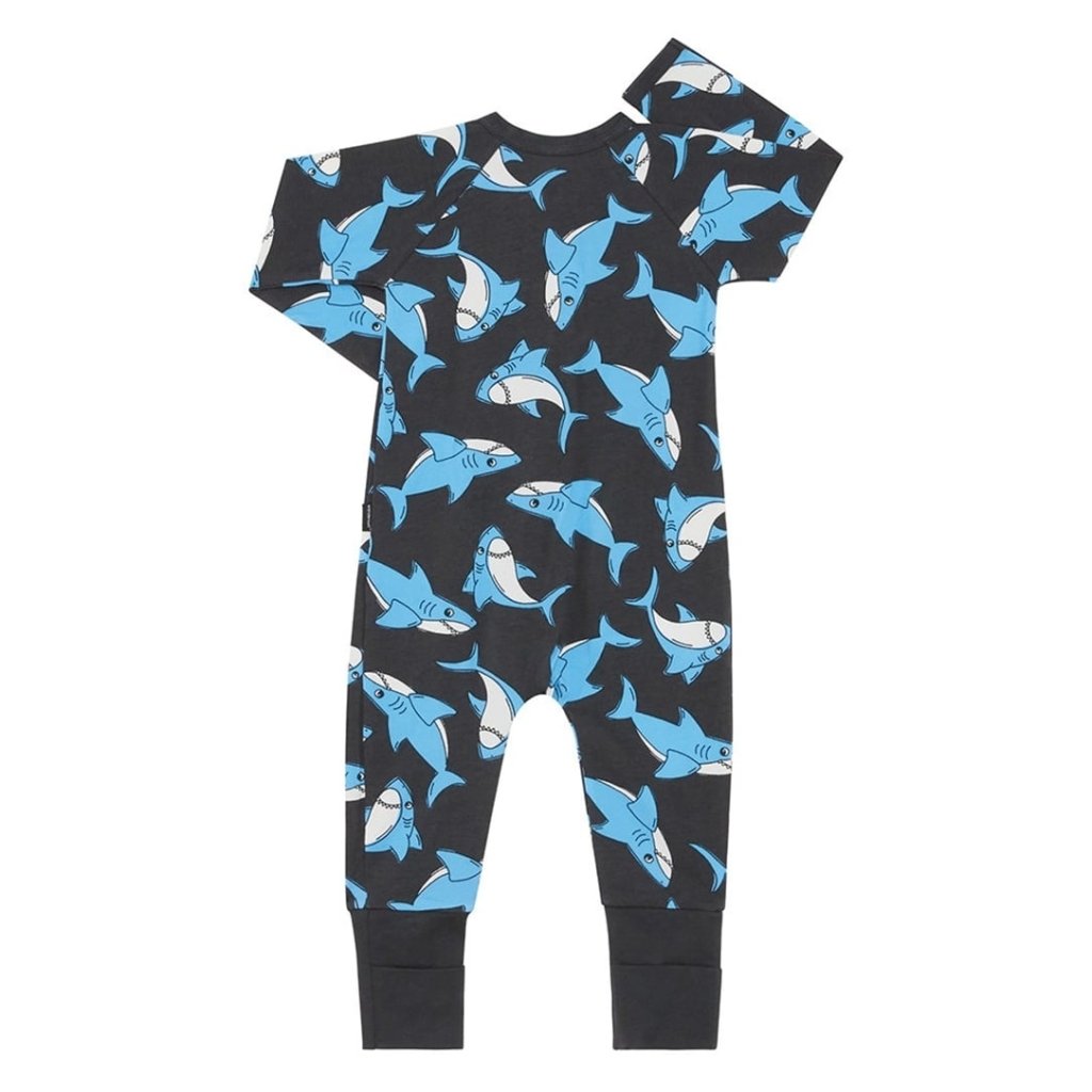 Bambinista - BONDS - Rompers - BONDS Zip Wondersuit - Shark Swirl