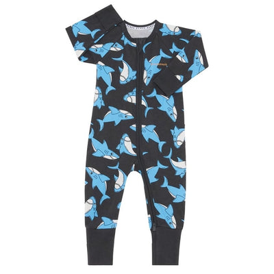 Bambinista - BONDS - Rompers - BONDS Zip Wondersuit - Shark Swirl