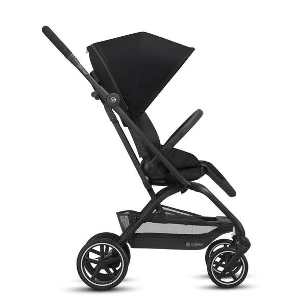 EX-DISPLAY CYBEX Eezy S Twist+2 Compact Travel Pushchair With Black Frame - Deep Black
