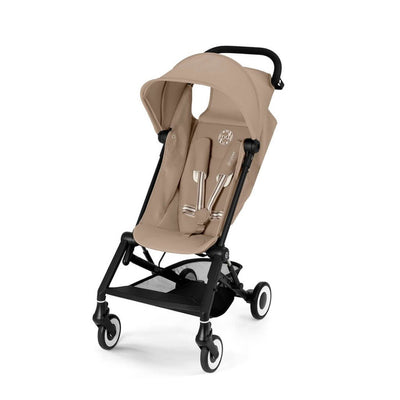 Bambinista - CYBEX - Travel - CYBEX AGIS Pushchair with Black Frame - Almond Beige