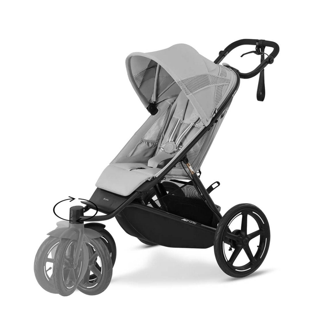 cybex wheels CYBEX AVI SPIN Black 3 Wheel Pushchair