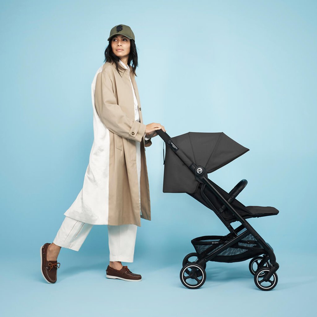 Cybex Beezy BLK - Passeggino Compatto, Reclinabile, Con Poggiagambe - Stormy Blue/Light Blue - Foto 8