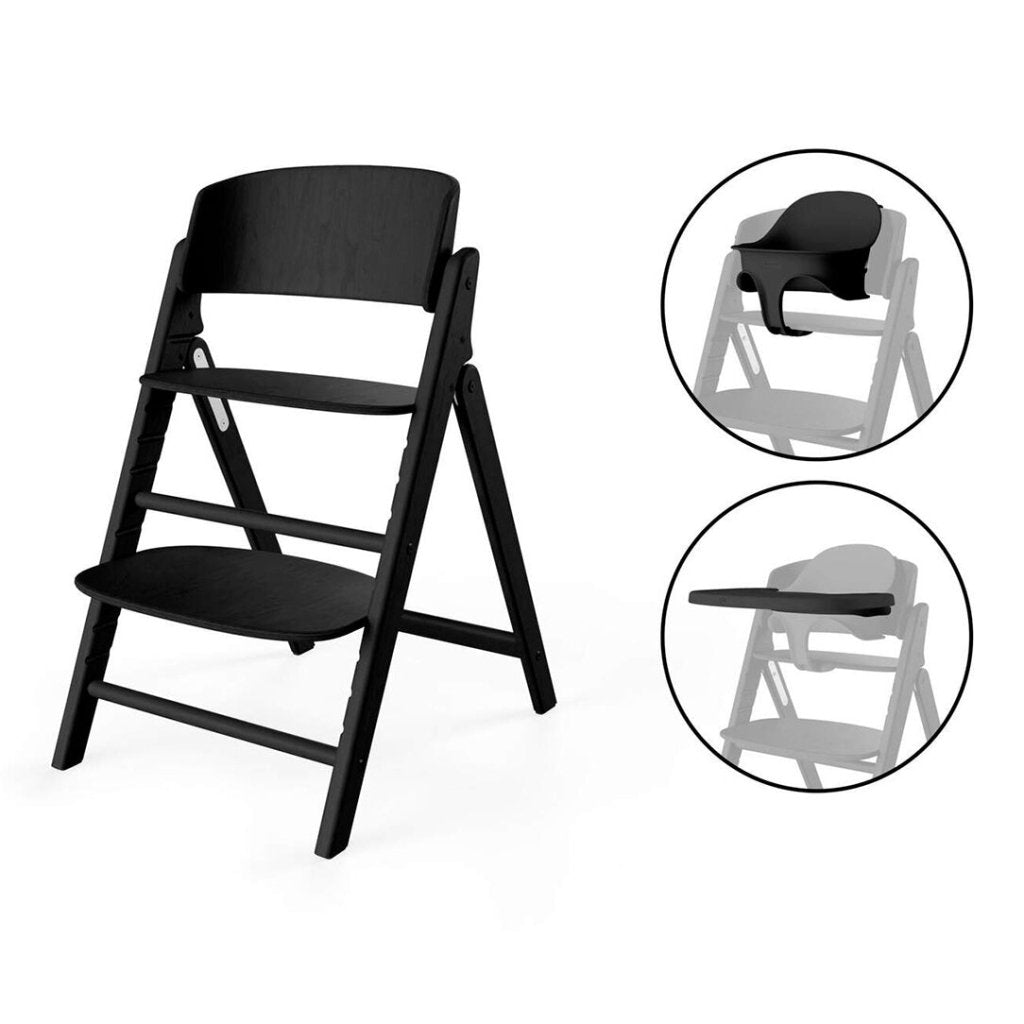 Bambinista - CYBEX - Furniture - CYBEX Click & Fold 3in1 High Chair Set - Stunning Black