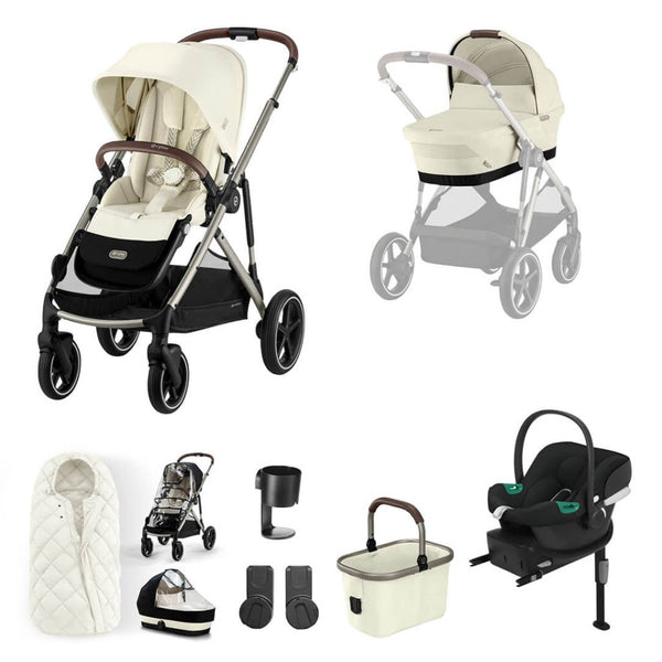 cybex gazelle travel bag CYBEX Gazelle S Travel System Comfort Bundle With Snogga and ATON B2