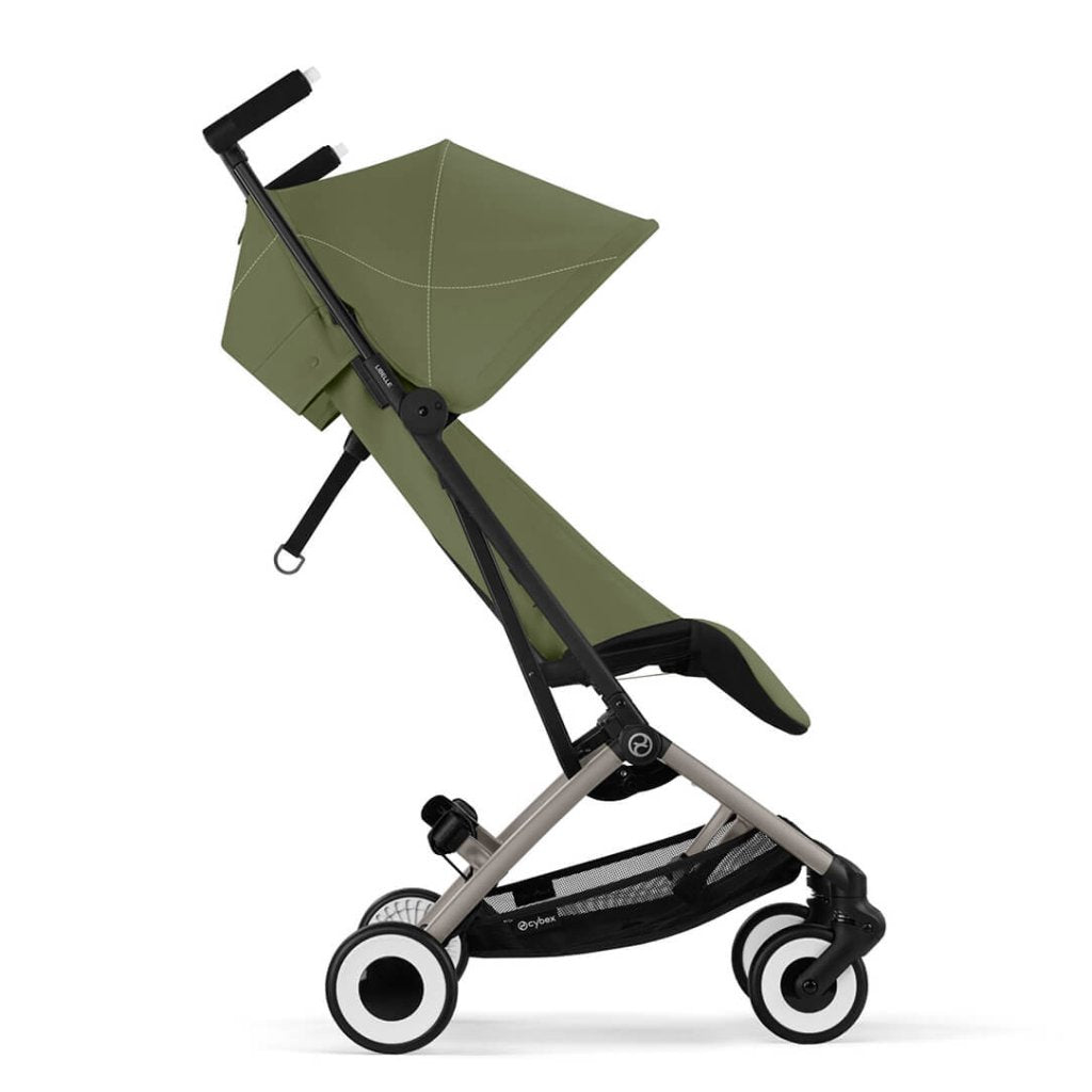 Bambinista - CYBEX - Travel - CYBEX LIBELLE Compact Stroller Pushchair in Taupe Frame - Moss Green