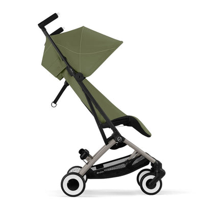 Bambinista - CYBEX - Travel - CYBEX LIBELLE Compact Stroller Pushchair in Taupe Frame - Moss Green