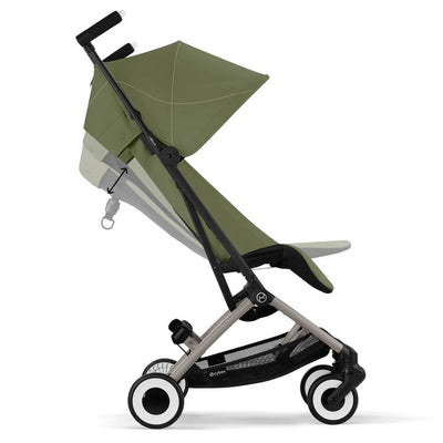 Bambinista - CYBEX - Travel - CYBEX LIBELLE Compact Stroller Pushchair in Taupe Frame - Moss Green