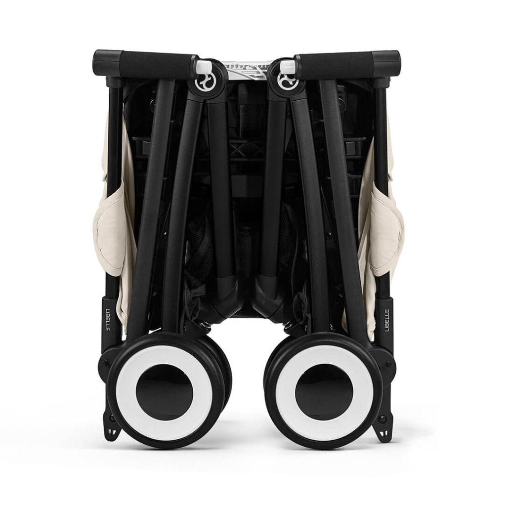 Bambinista-CYBEX-Travel-CYBEX LIBELLE Pushchair in Black Frame - Canvas White