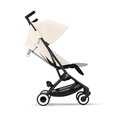 Bambinista-CYBEX-Travel-CYBEX LIBELLE Pushchair in Black Frame - Canvas White